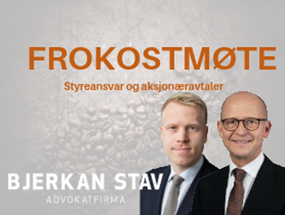 Frokostmøte med Bjerkan Stav Advokatfirma